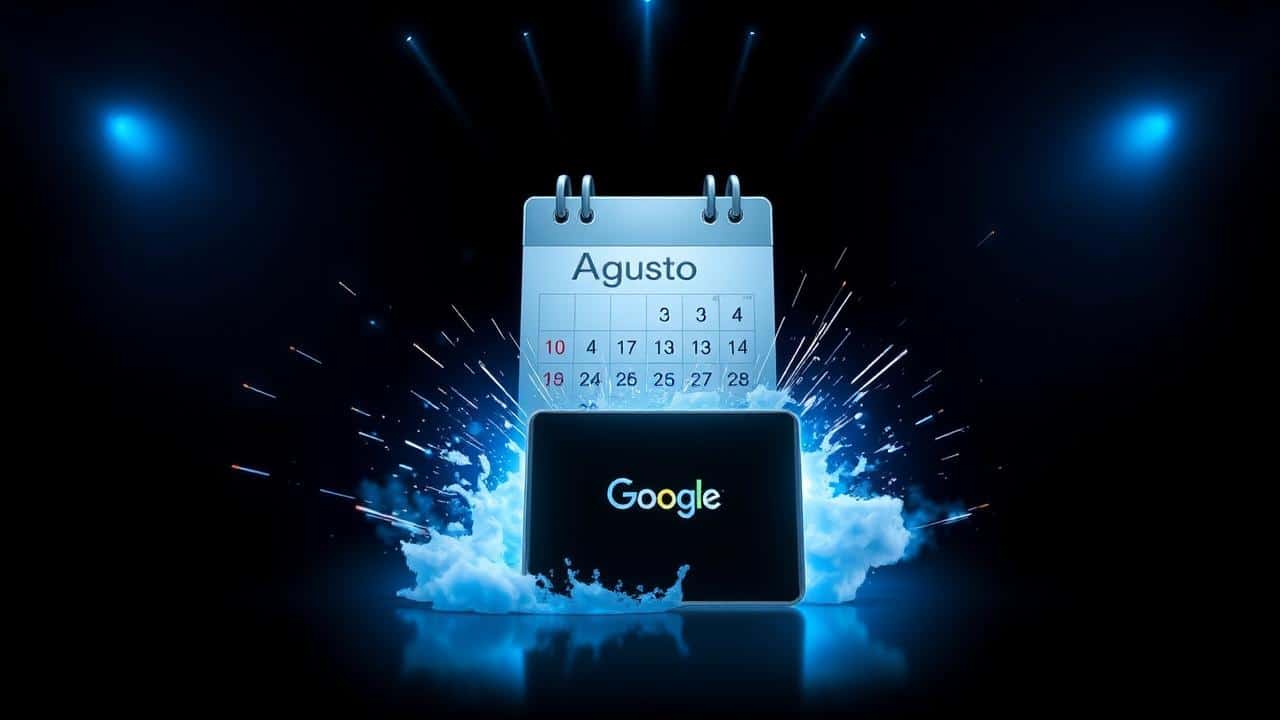 Lançamento oficial do Google TV Streamer em agosto de 2024, simbolizando uma nova era.