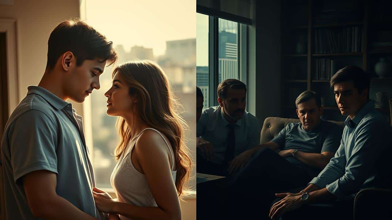 Montagem de cena de 'Hoje Eu Quero Voltar Sozinho' e 'Os Meninos da Banda'.