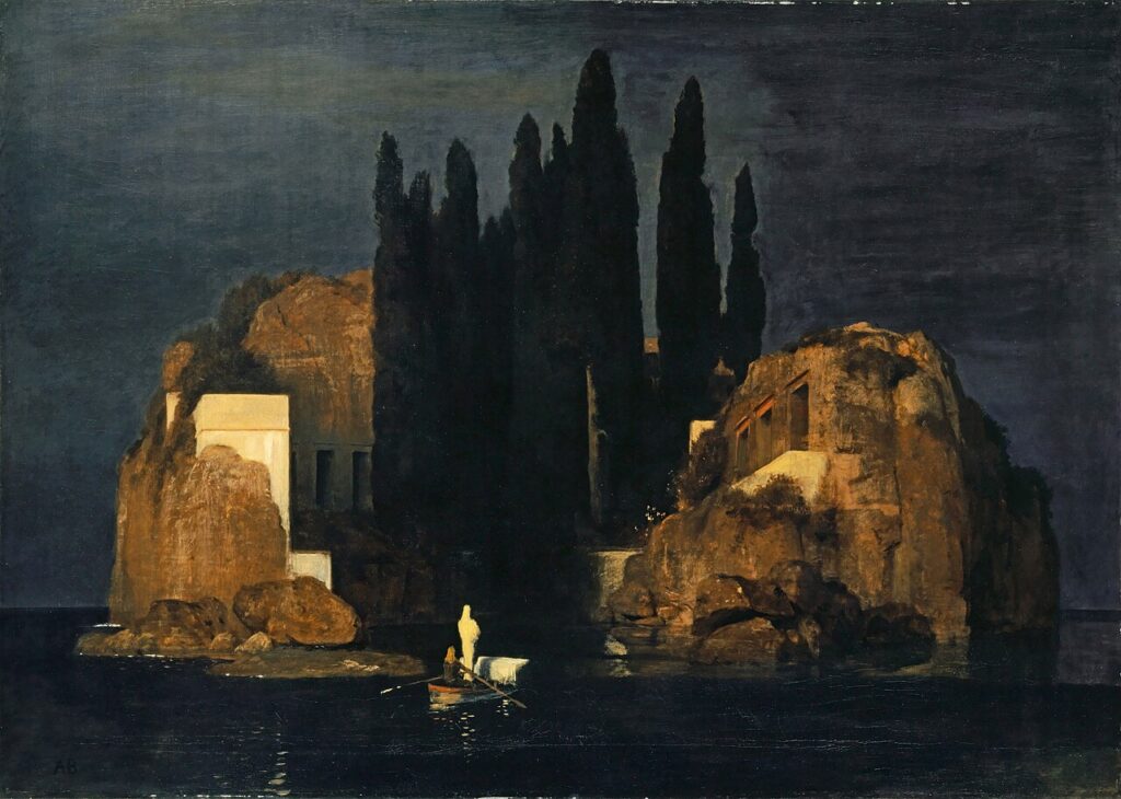 Arnold Böcklin — Isle of the Dead — death dream meaning and mythology