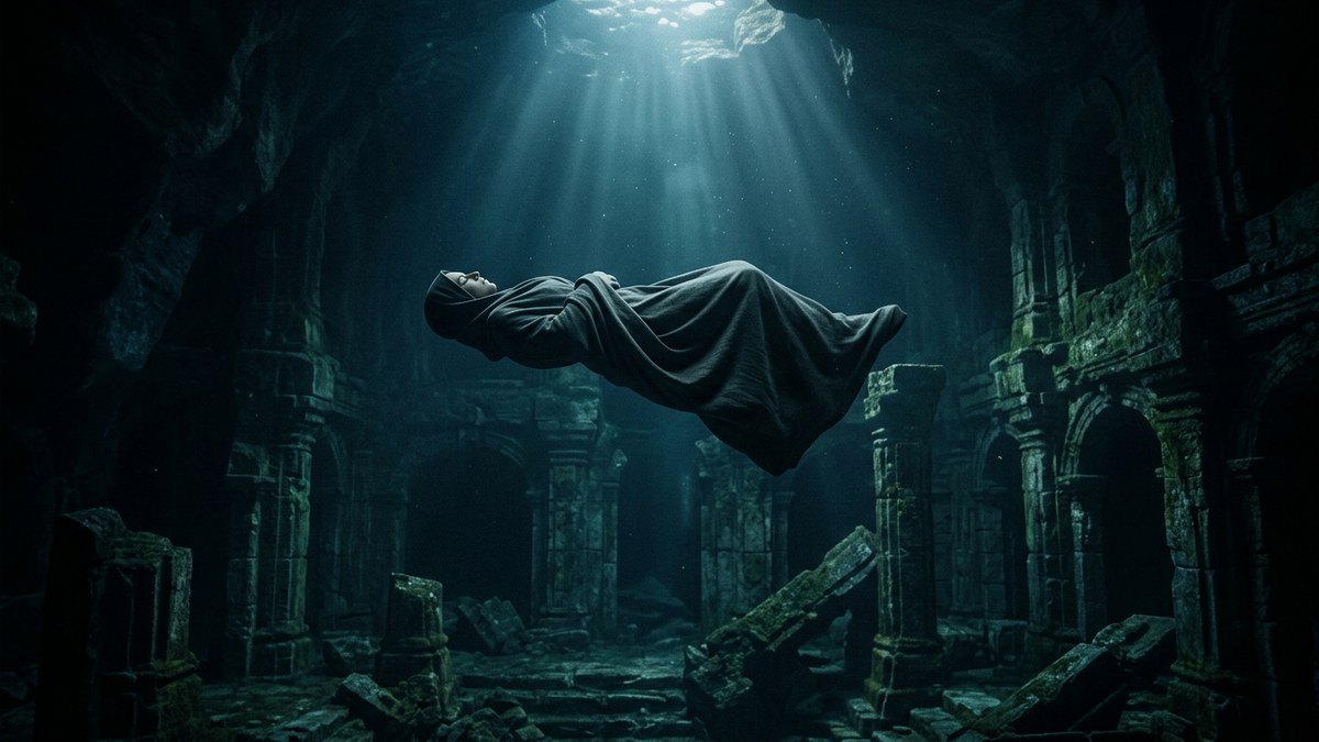 Cartas de tarô com luz mística