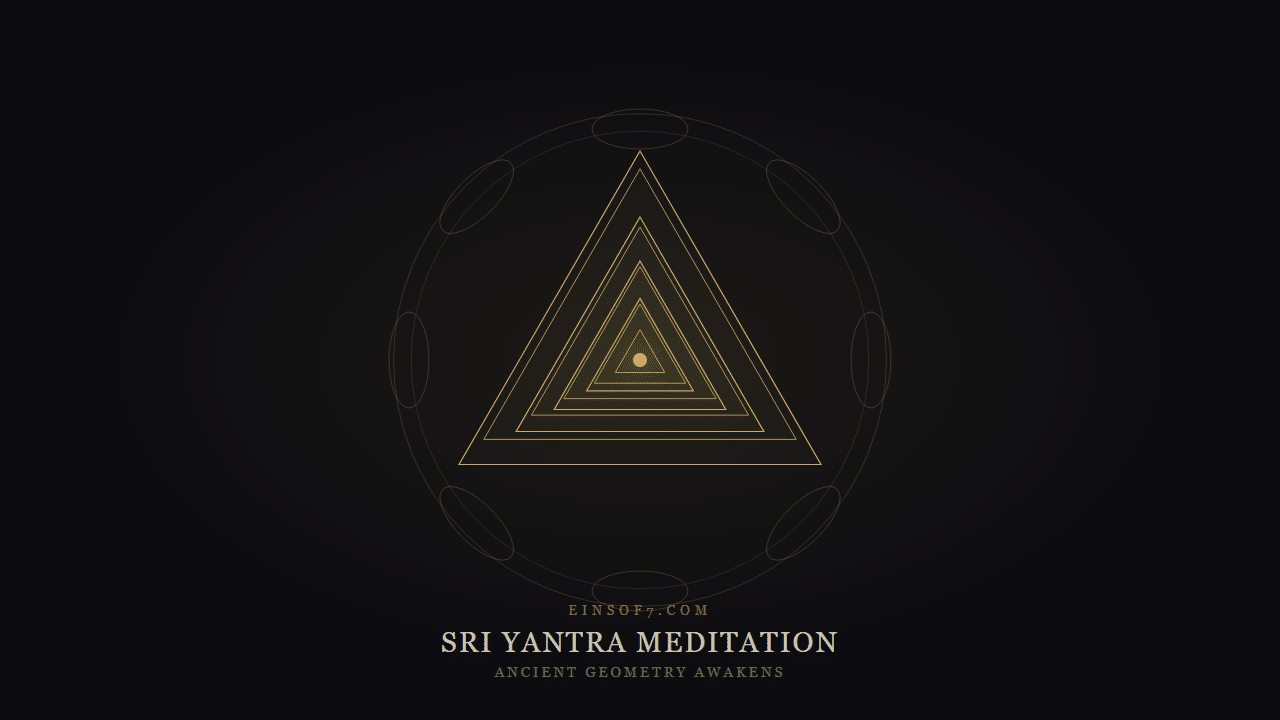 Sri Yantra Meditation: Ancient Geometry That Awakens